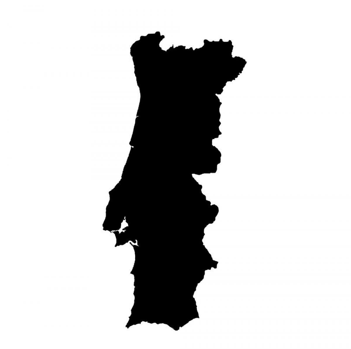 Carte vectorielle du Portugal