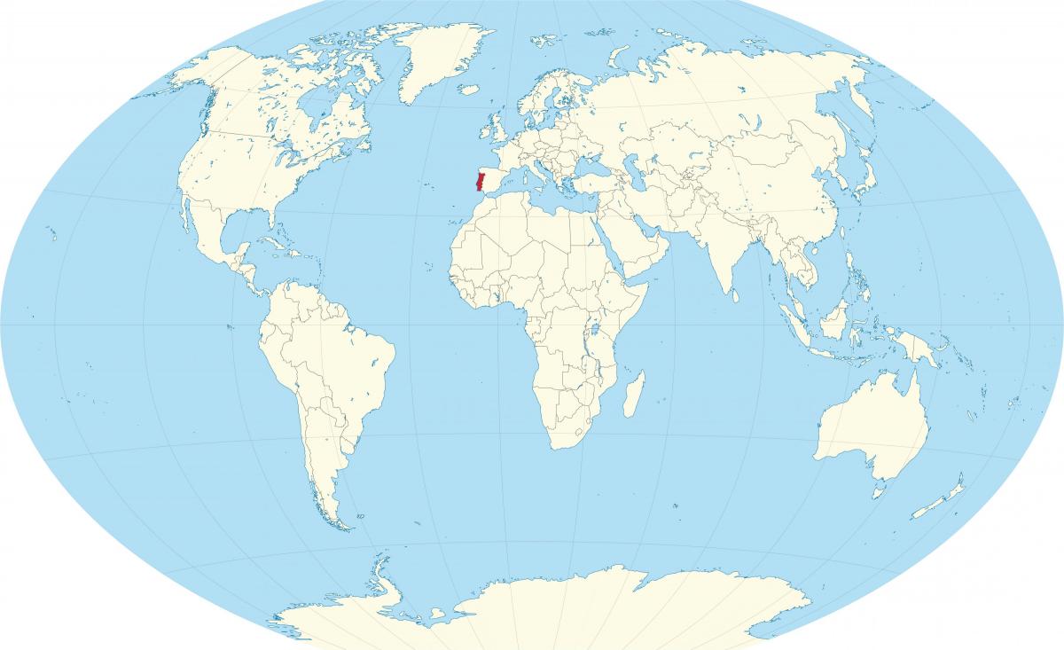 Situation du Portugal sur la carte du monde